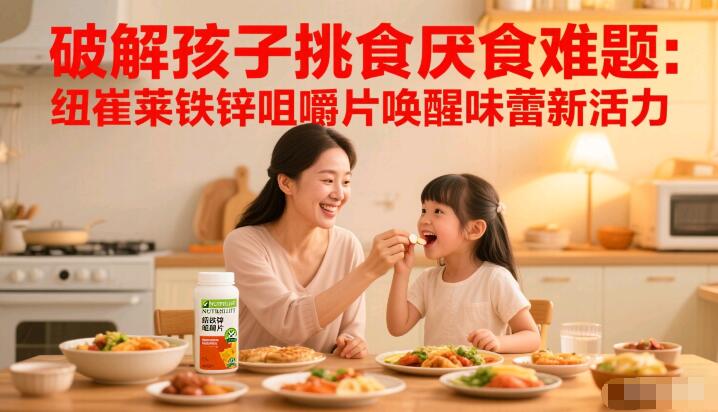 孩子挑食厌食怎么办？吃这款纽崔莱产品可有效改善味觉