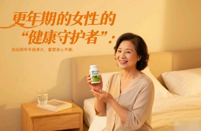 纽崔莱更年期保养片，一款能调节内分泌和改善睡眠的产品