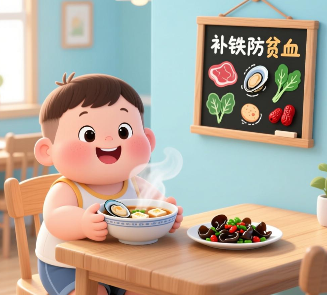 儿童补铁预防贫血,家长必看的饮食搭配指南
