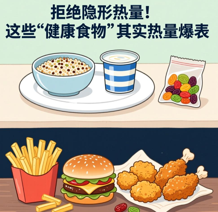 拒绝隐形热量！这些“健康食物”其实热量爆表