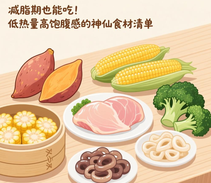 减脂期也能吃！低热量高饱腹感的神仙食材清单