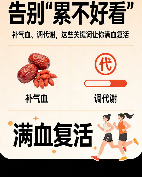 告别“累丑”：补气血、调代谢，这些关键词让你满血复活