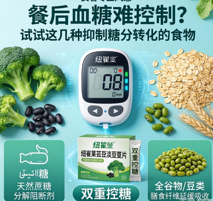 餐后血糖难控制？试试这几种抑制糖分转化的食物