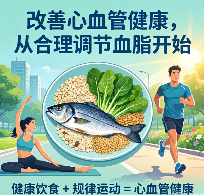 改善心血管健康，从合理调节血脂开始