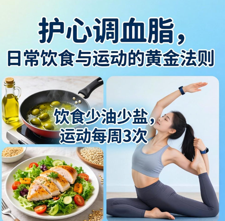 护心调血脂，日常饮食与运动的黄金法则