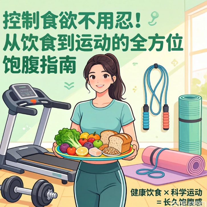 控制食欲不用忍！从饮食到运动的全方位饱腹指南