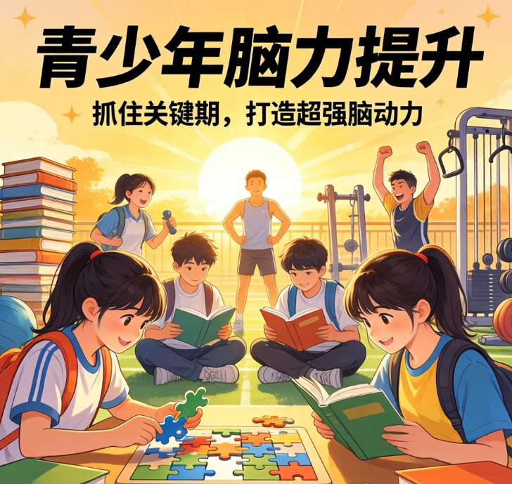 青少年脑力提升：抓住关键期，打造超强脑动力