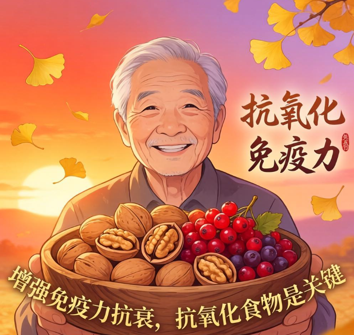 增强免疫力抗衰，抗氧化食物是关键