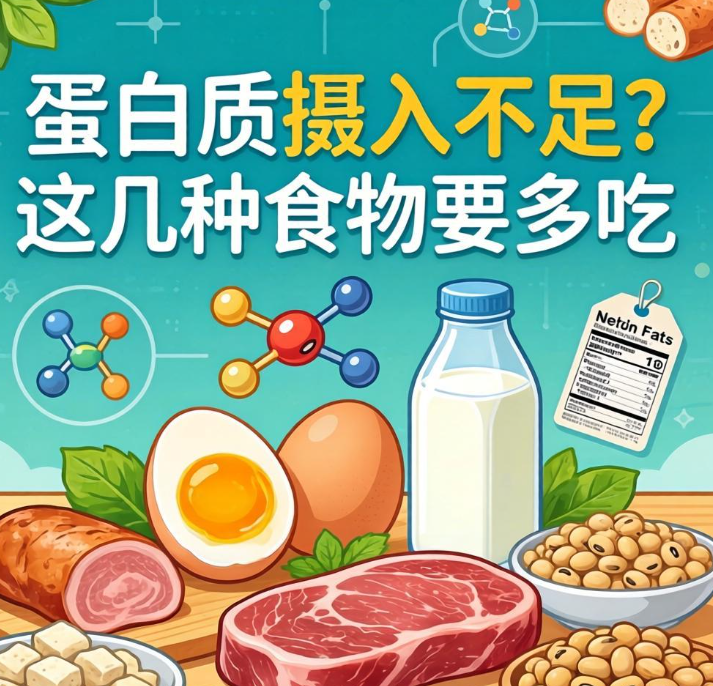 蛋白质摄入不足？这几种食物要多吃