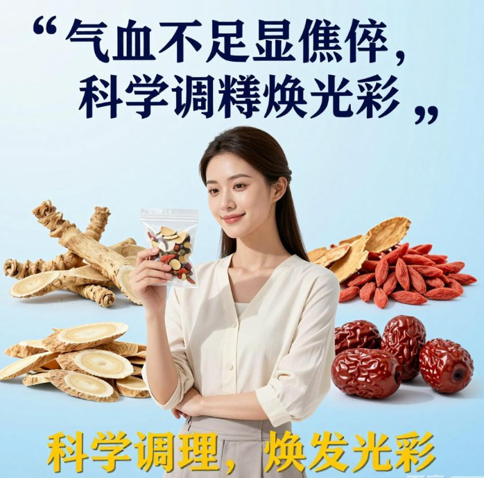 气血不足显憔悴，科学调理焕光彩