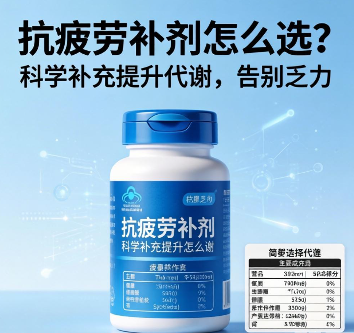 抗疲劳补剂怎么选？科学补充提升代谢，告别乏力