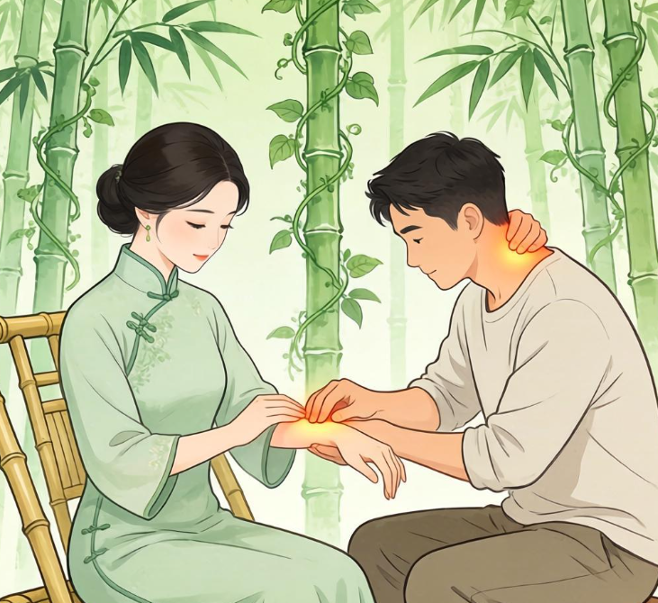 打通气血开关的2个穴位，按一按化瘀堵无病痛