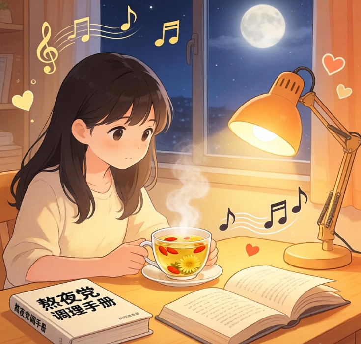 经常熬夜怎么调理身体？熬夜党必备的养生补给饮品