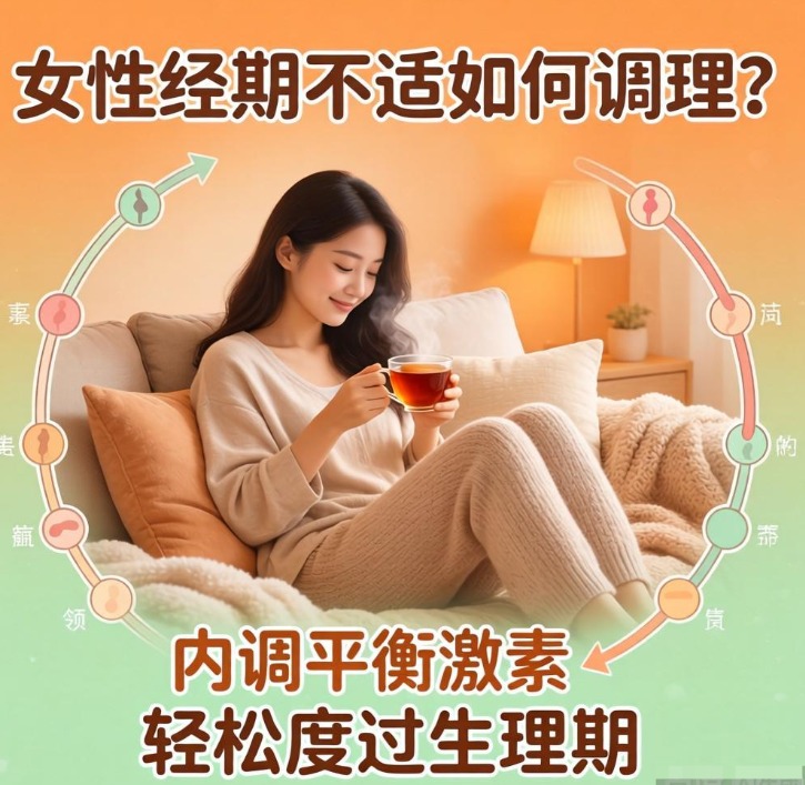 女性经期不适如何调理？内调平衡激素，轻松度过生理期