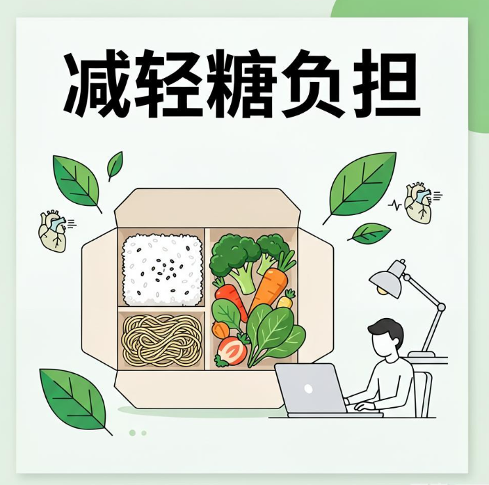 天天外卖高碳水饮食伤代谢，上班族如何用植物挡糖成分减轻糖负担