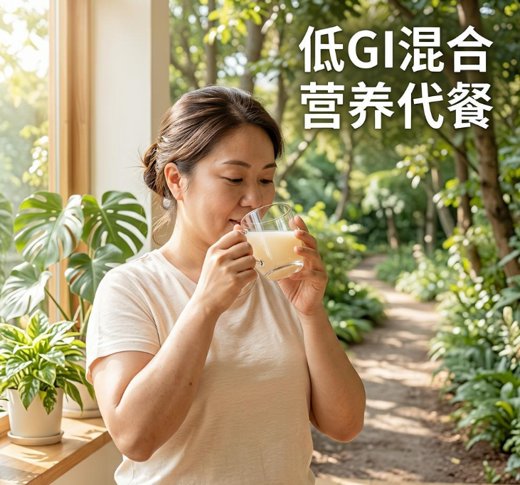 虚胖易水肿体质想调理身材，选低GI混合营养代餐温和控重不伤气血