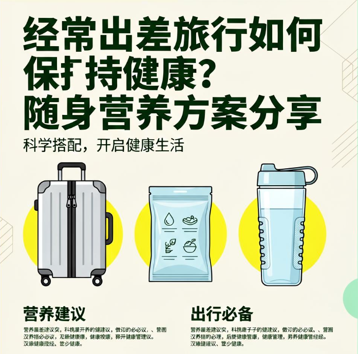 经常出差旅行如何保持健康？随身营养方案分享