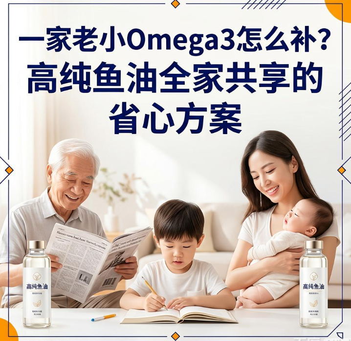 一家老小Omega3怎么补？高纯鱼油全家共享的省心方案