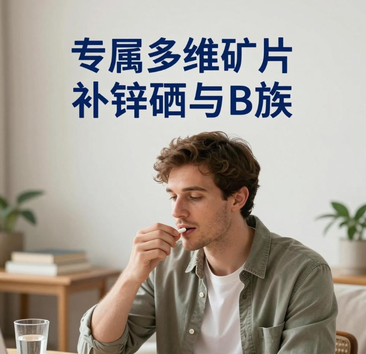 备孕男士怎么调体质？专属多维矿片补锌硒与B族