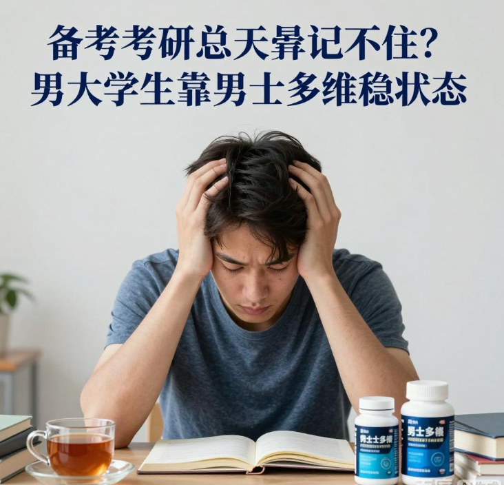 备考考研总头晕记不住？男大学生靠男士多维稳状态