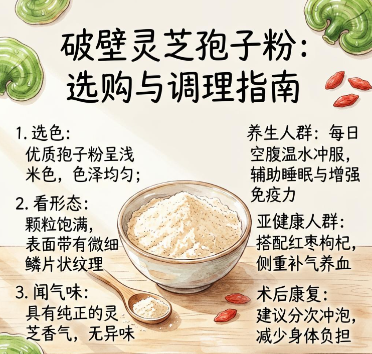 女生气血虚易累睡浅，破壁灵芝孢子粉搭配什么养
