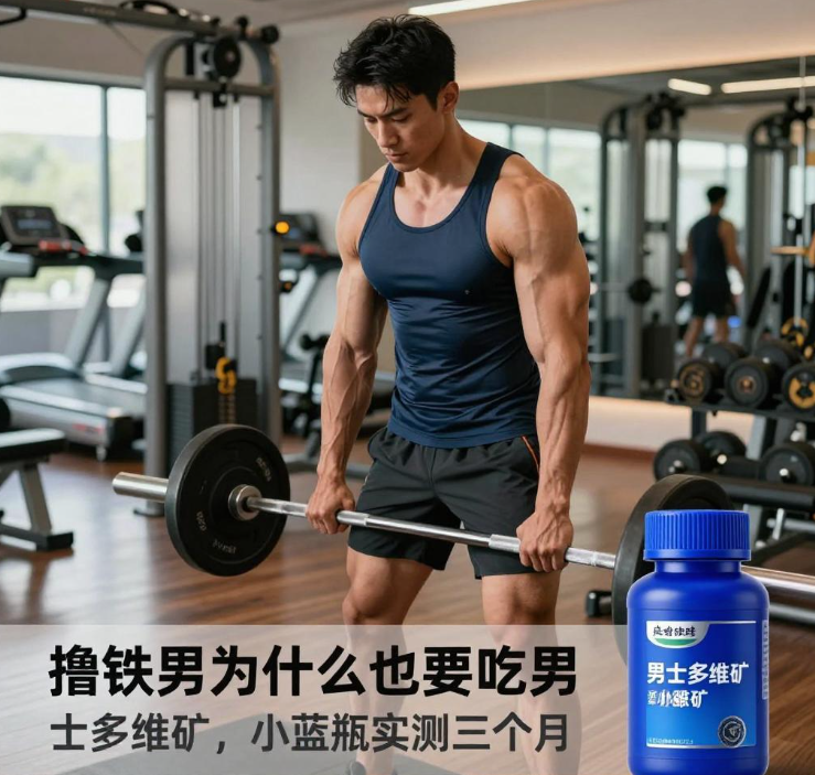 撸铁男为什么也要吃男士多维矿，小蓝瓶实测三个月