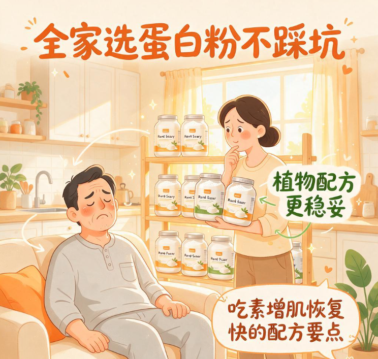 吃素也想增肌恢复快，植物蛋白粉配方要看这几点