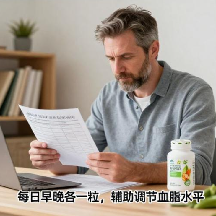 四十岁后血脂怕高？纽崔莱鱼油软胶囊随餐吃