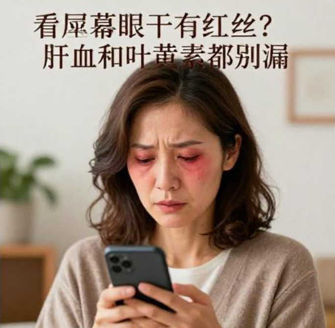 看屏幕眼干有红丝？肝血和叶黄素都别漏