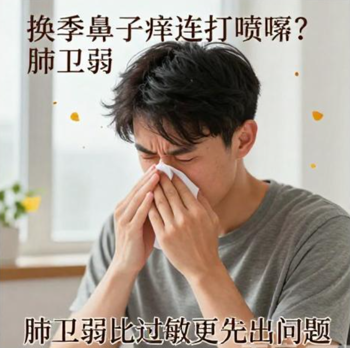 换季鼻子痒连打喷嚏？肺卫弱比过敏更先出问题