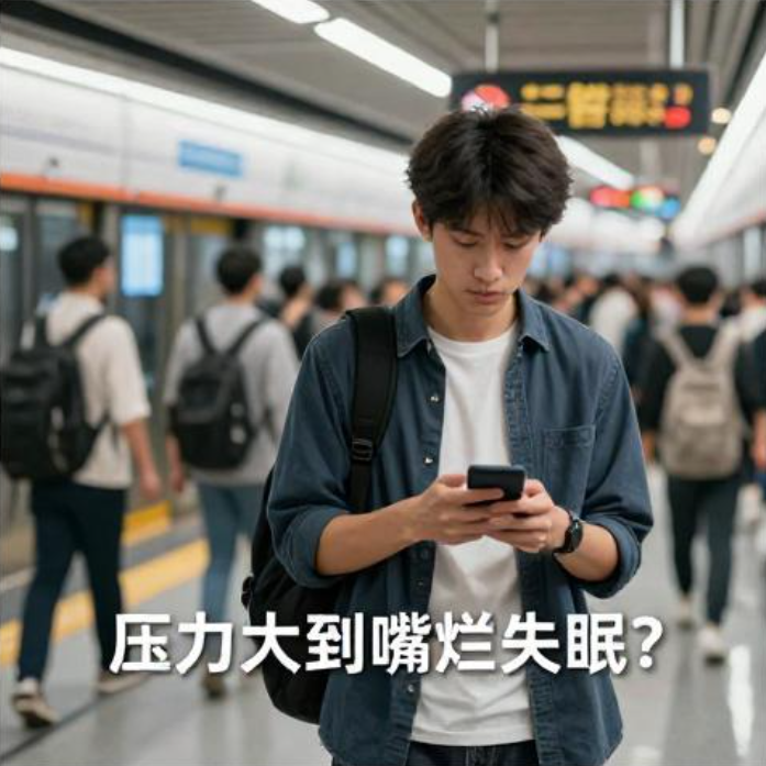 压力大到嘴烂失眠？B族是打工人底电