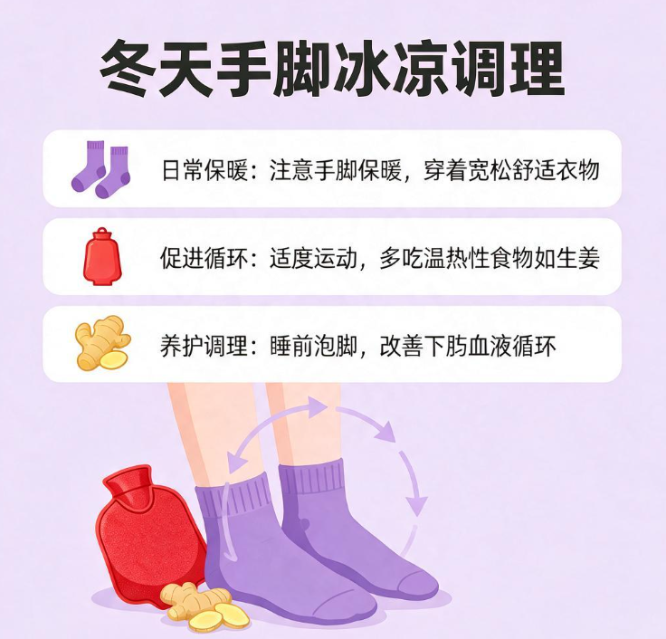 冬天手脚冰凉怎么捂都捂不热怎么办