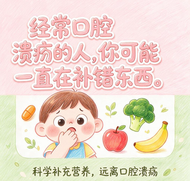 经常口腔溃疡的人，你可能一直在补错东西