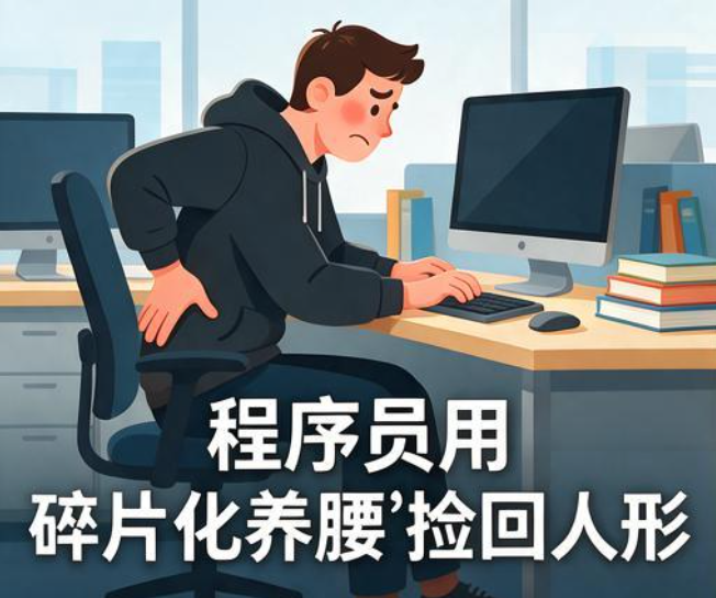 坐出腰酸屁股麻？程序员用“碎片化养腰”捡回人形