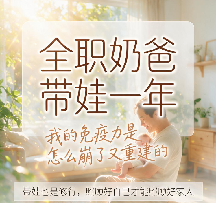 全职奶爸带娃一年，我的免疫力是怎么崩了又重建的