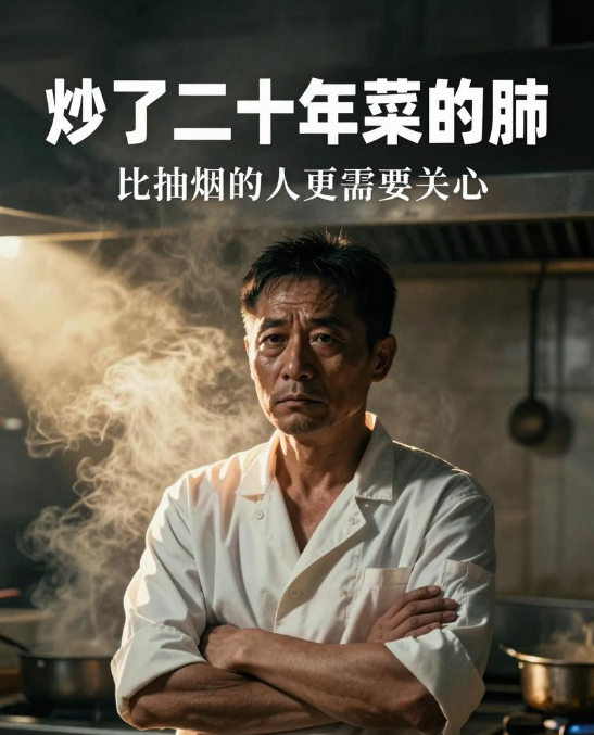 炒了二十年菜的肺，比抽烟的人更需要关心