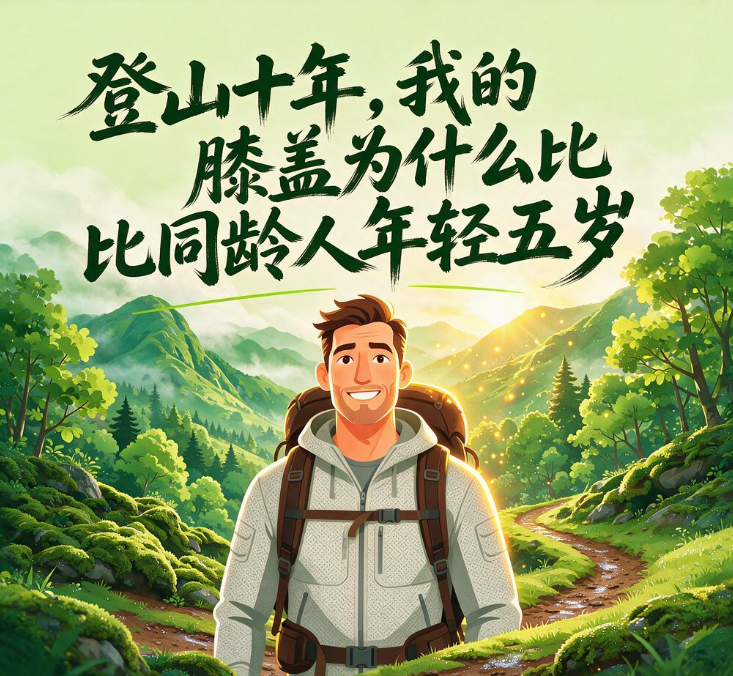 登山十年，我的膝盖为什么比同龄人年轻五岁