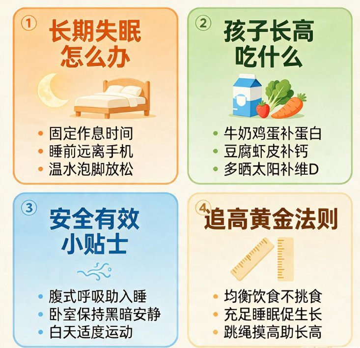 孩子比同龄人矮吃什么能追上身高