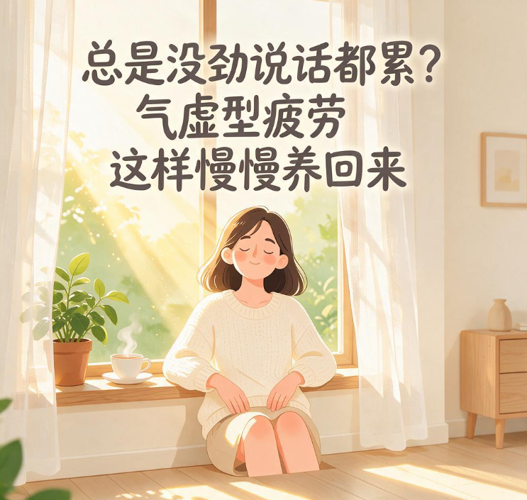 总是没劲说话都累？气虚型疲劳这样慢慢养回来