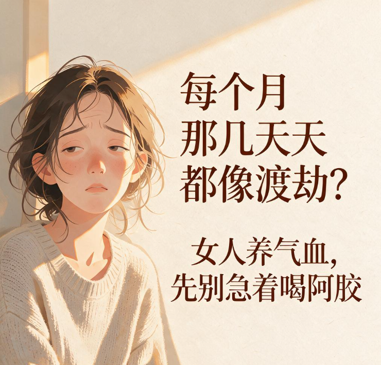 每个月那几天都像渡劫？女人养气血，先别急着喝阿胶