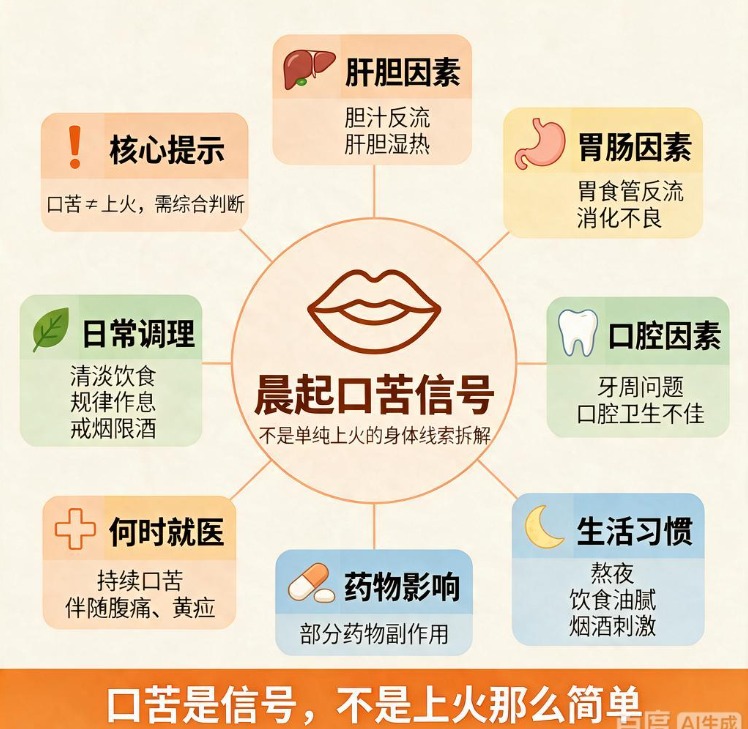 晨起口苦信号：不是单纯上火的身体线索拆解